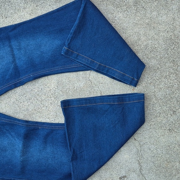 JVinni Flare Women Denim Jeans Sz L Great Condition 4 Pockets - Picture 4 of 9